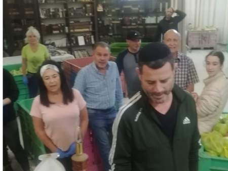 Naharia con Voluntarios