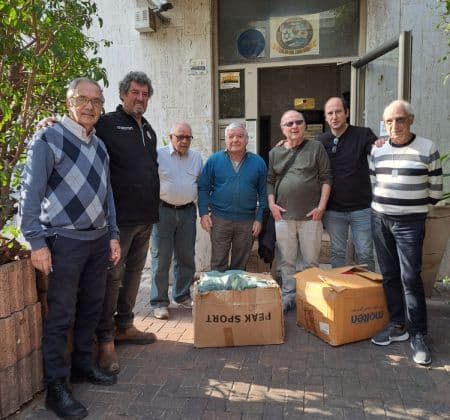 Recepción de las donaciones