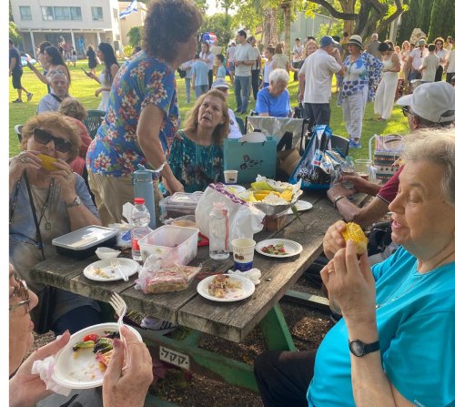 Delantal, soldados y solidaridad: OLEI en acción por Shavuot