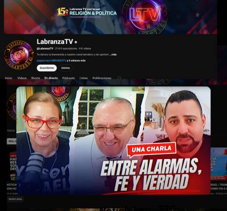 Una charla con Labranza TV desde España: un mensaje que reconforta a Israel