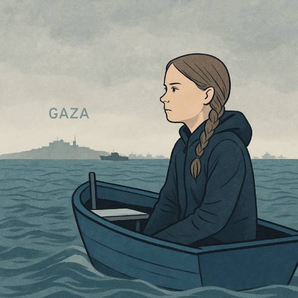 🌊 Greta y la flotilla hacia Gaza: detrás del discurso de “derechos humanos”