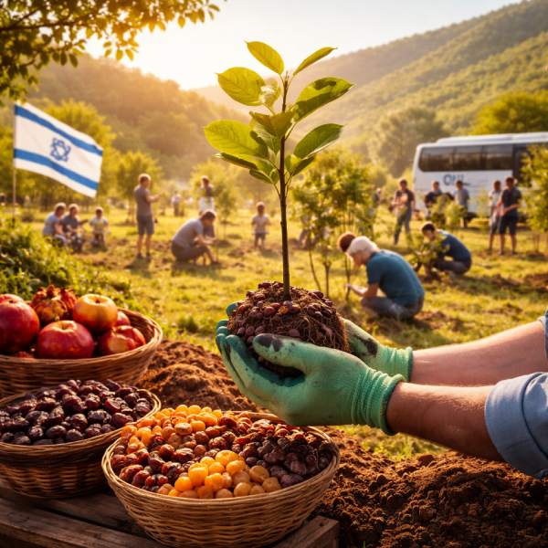 Tu Bishvat en acción: Keren Kayemet LeIsrael y la OLEI plantan futuro