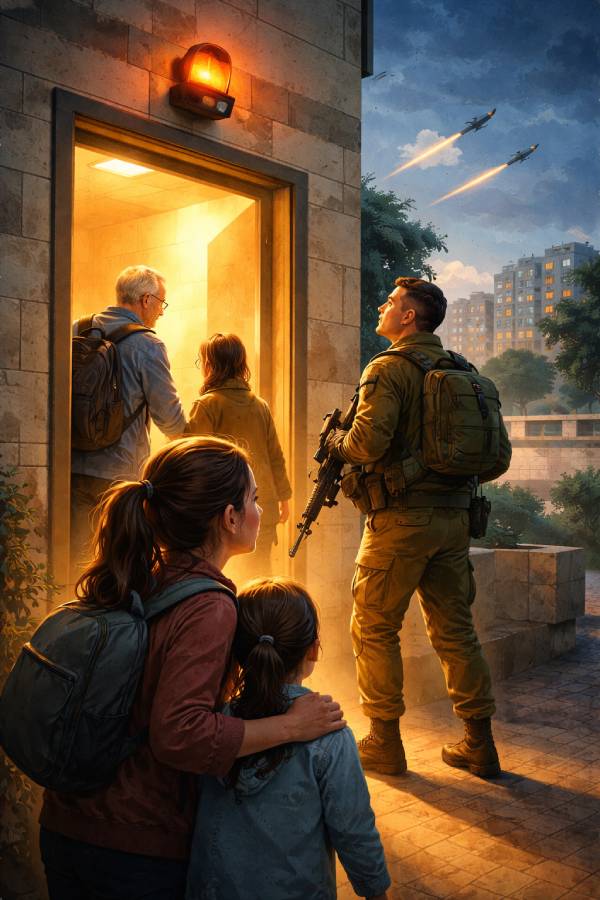 Israel en tiempos de tensión: Durante la Operación Rugido del León