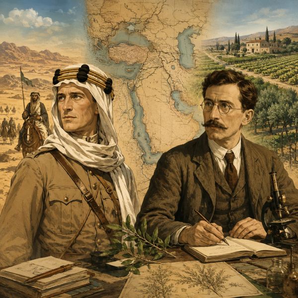 Lawrence de Arabia y Aron Aharonson