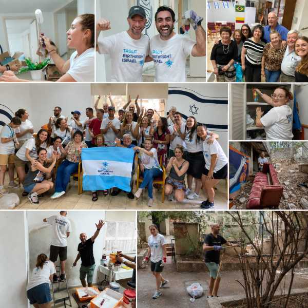 Voluntarios dando una mano a voluntarios
